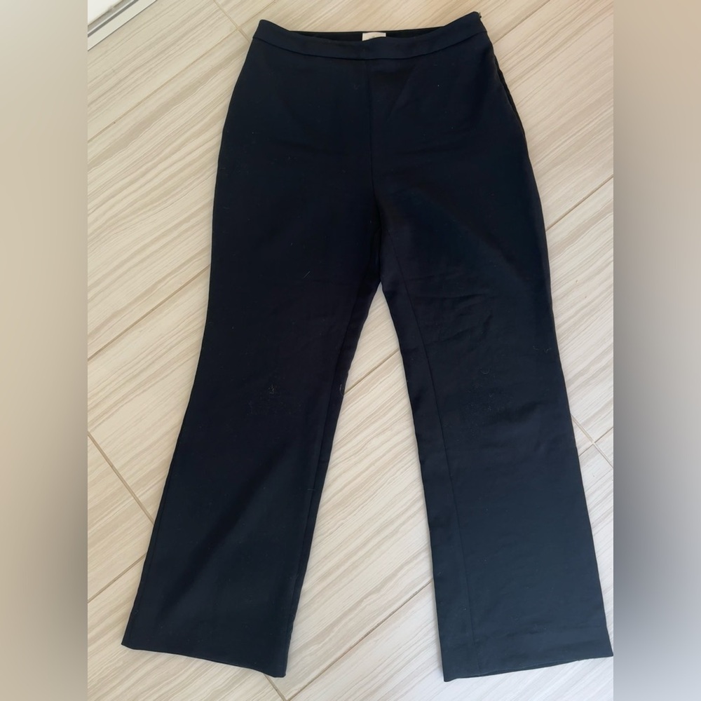 Aritzia Wilfred Kick Flare Pants (Black)